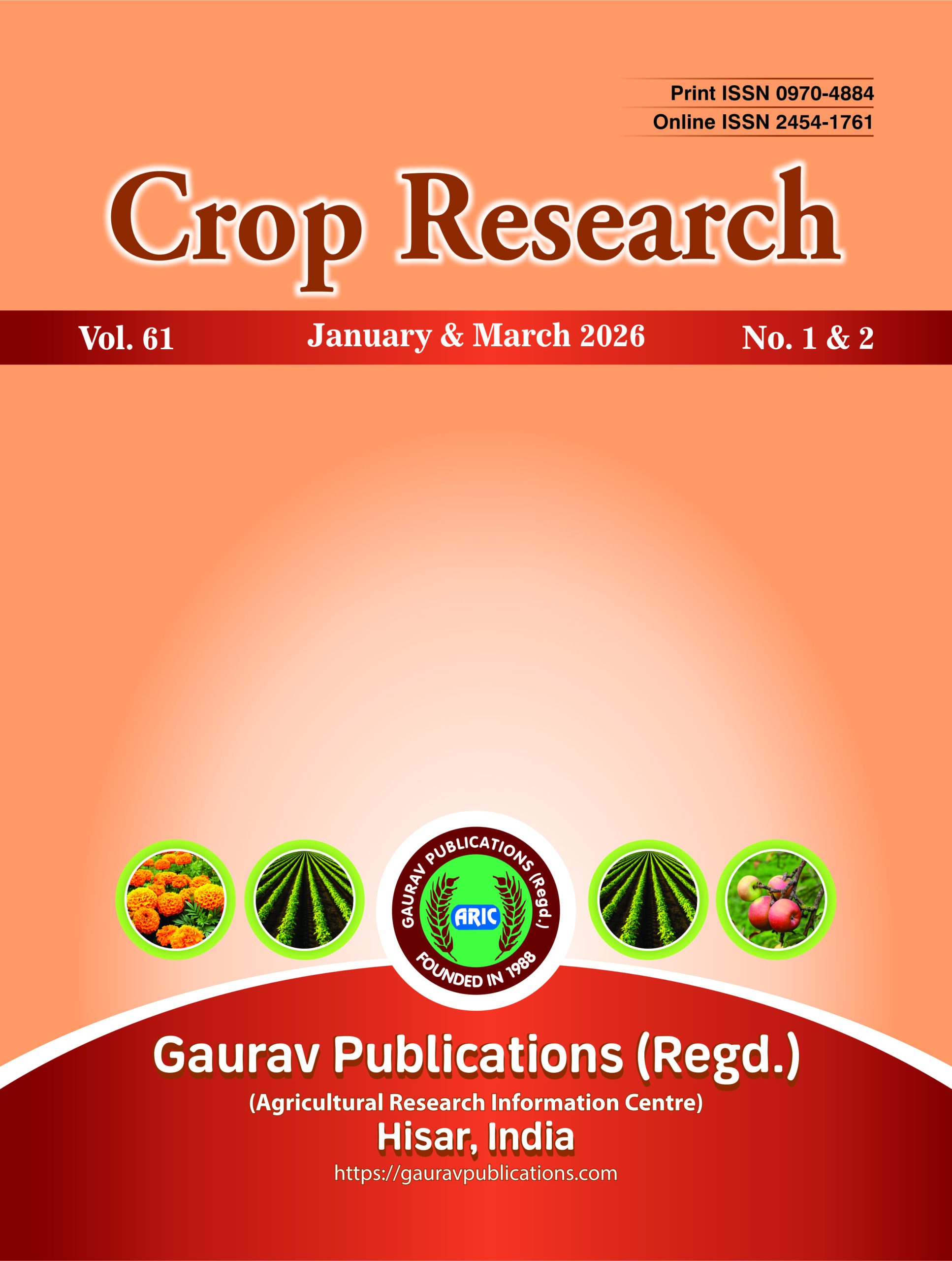 Cover Page CR Vol. 61, No. 1 & 2 (Jan & March) 2026